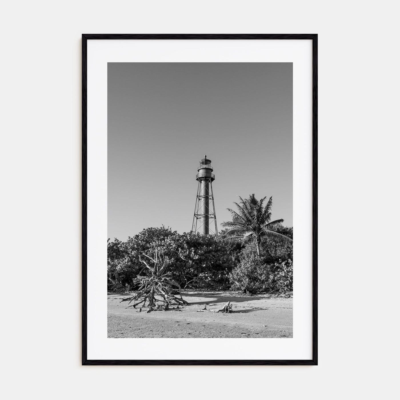 Sanibel Photo B&W Poster