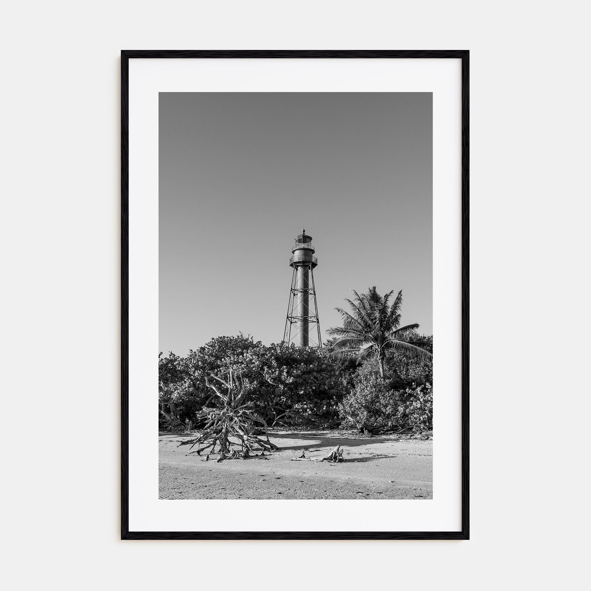 Sanibel Photo B&W Poster