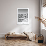 Sankt Anton am Arlberg Portrait B&W Poster