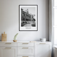 Santa Ana Portrait B&W Poster