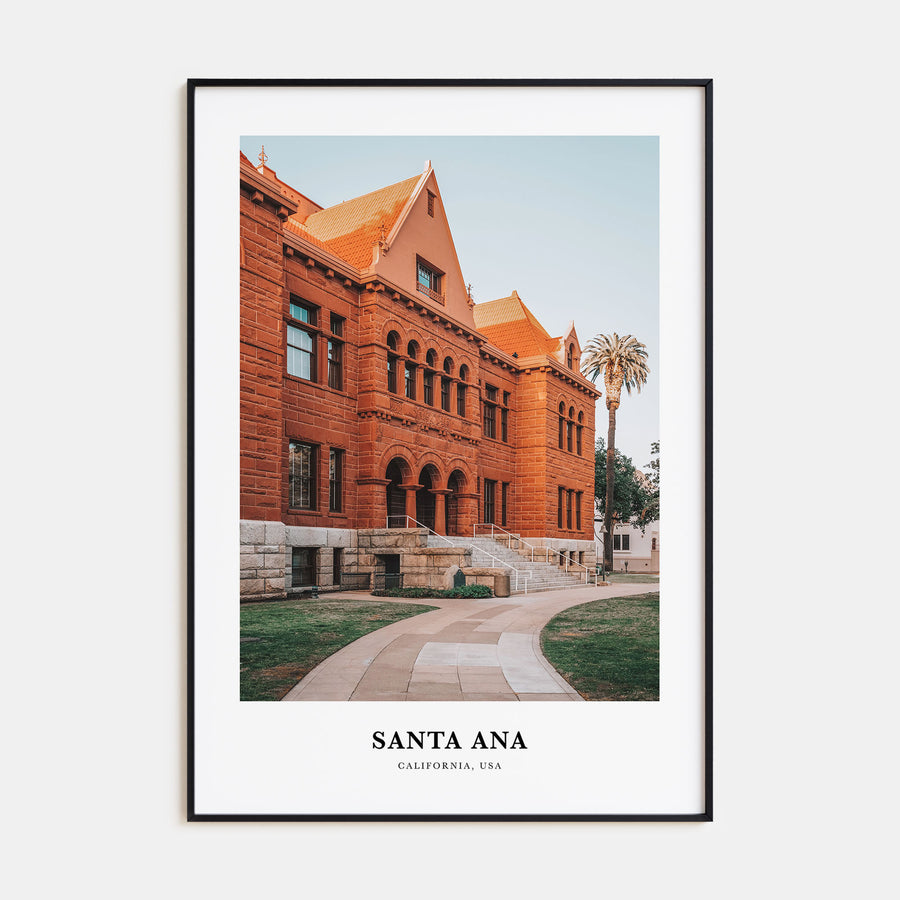 Santa Ana Portrait Color Poster