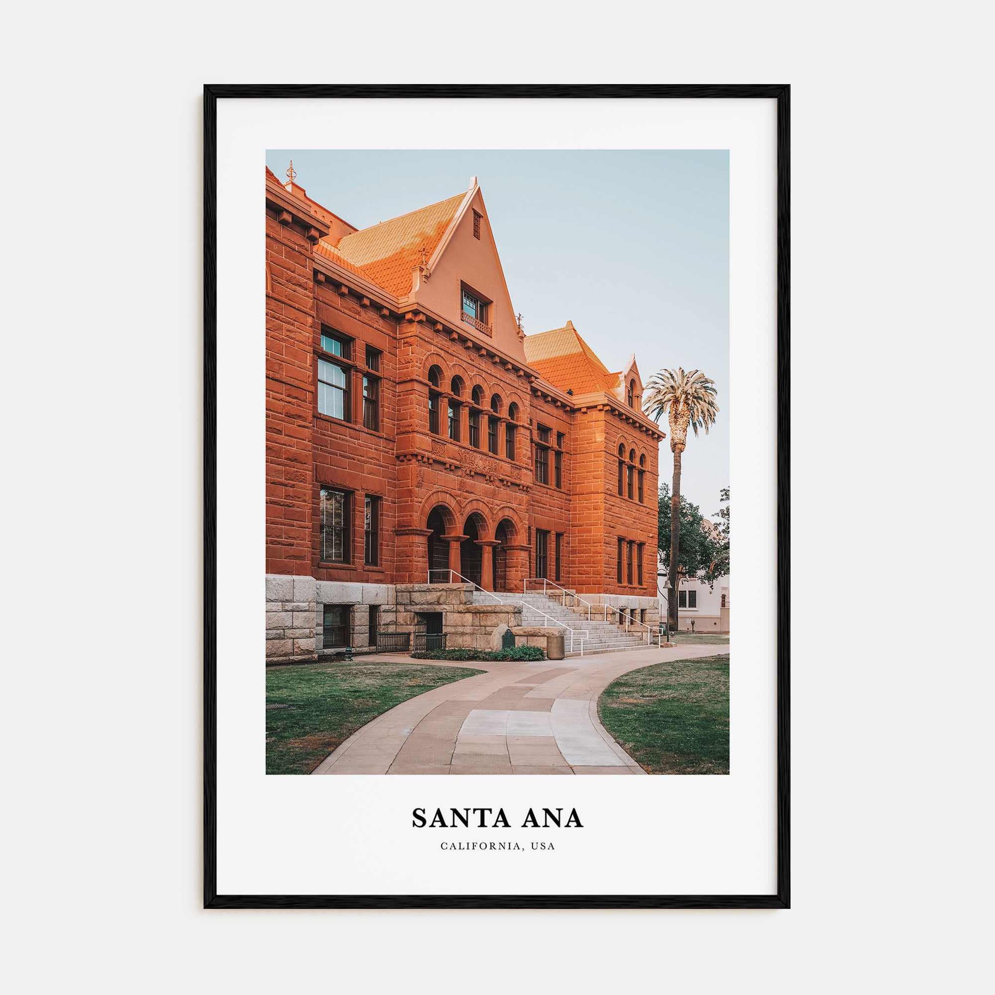 Santa Ana Portrait Color Poster