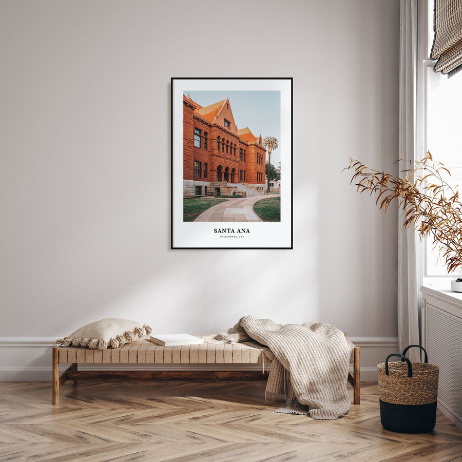 Santa Ana Portrait Color Poster