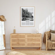 Santa Ana Travel B&W Poster