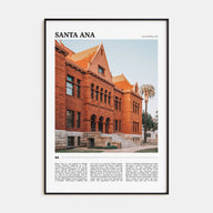 Santa Ana Travel Color Poster