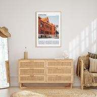 Santa Ana Travel Color Poster