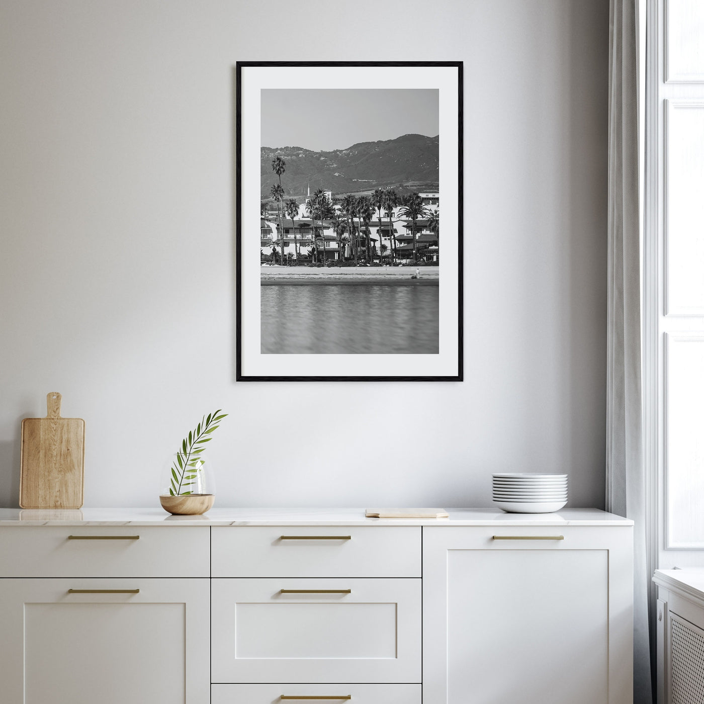 Santa Barbara Photo B&W No 1 Poster