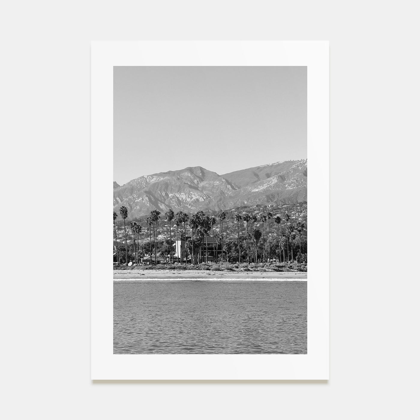 Santa Barbara Photo B&W No 3 Poster