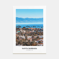 Santa Barbara Portrait Color No 1 Poster