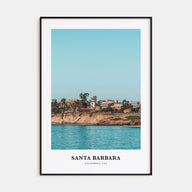 Santa Barbara Portrait Color No 2 Poster