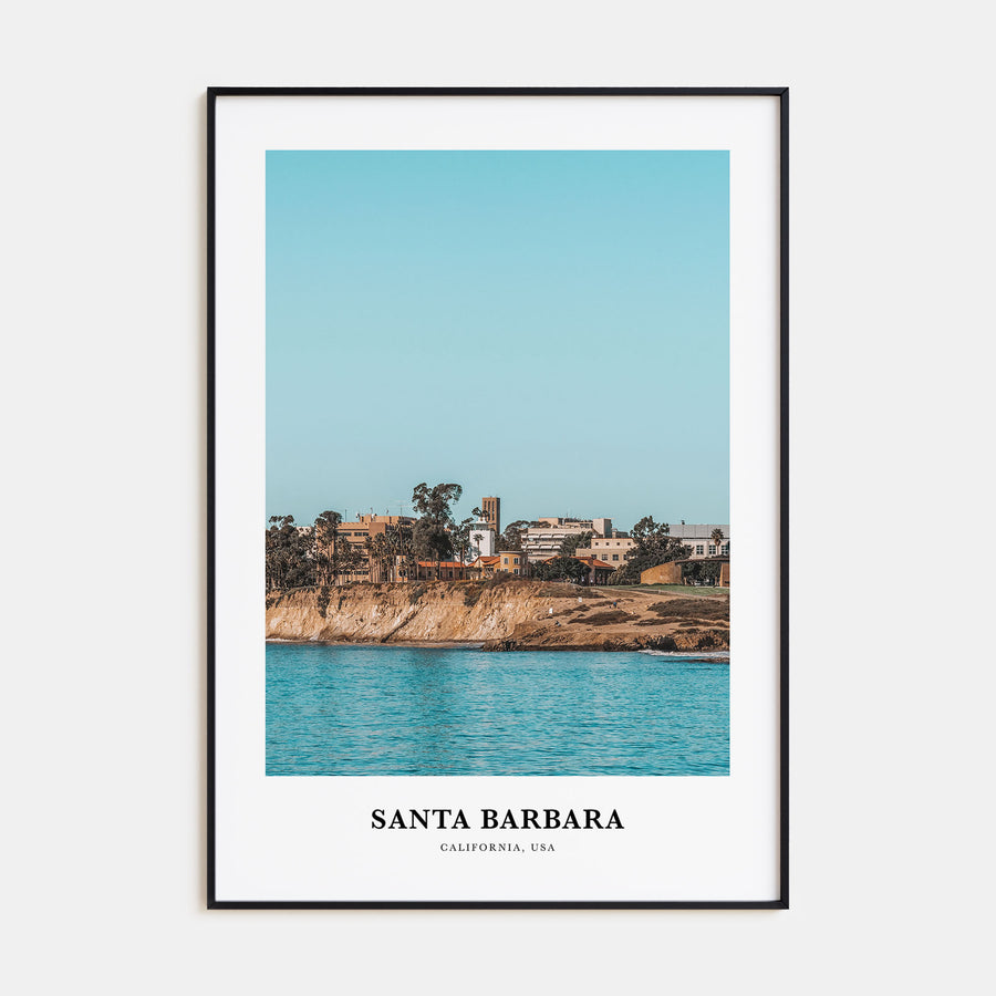 Santa Barbara Portrait Color No 2 Poster