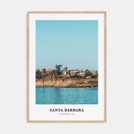 Santa Barbara Portrait Color No 2 Poster