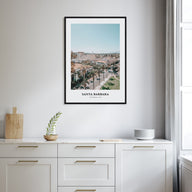 Santa Barbara Portrait Color No 3 Poster