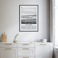 Santa Barbara Travel B&W No 2 Poster