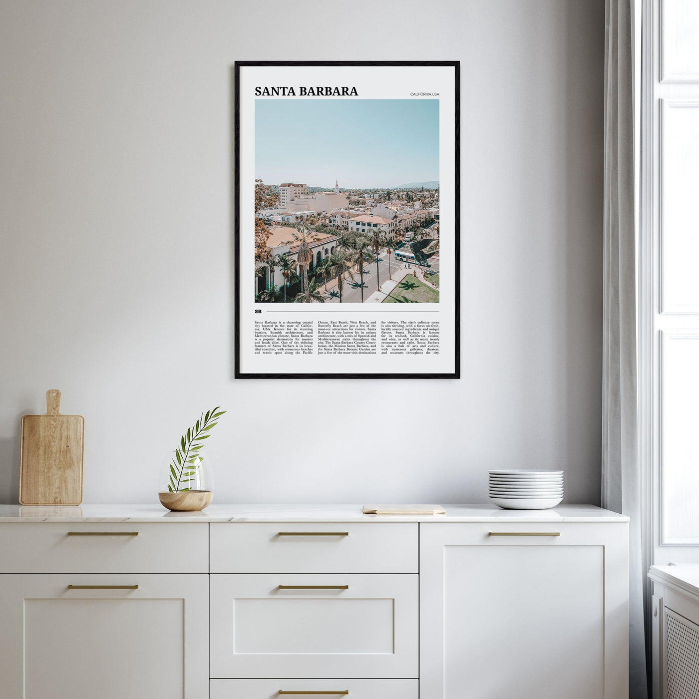 Santa Barbara Travel Color No 3 Poster