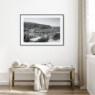 Santa Catalina Island Landscape B&W Poster