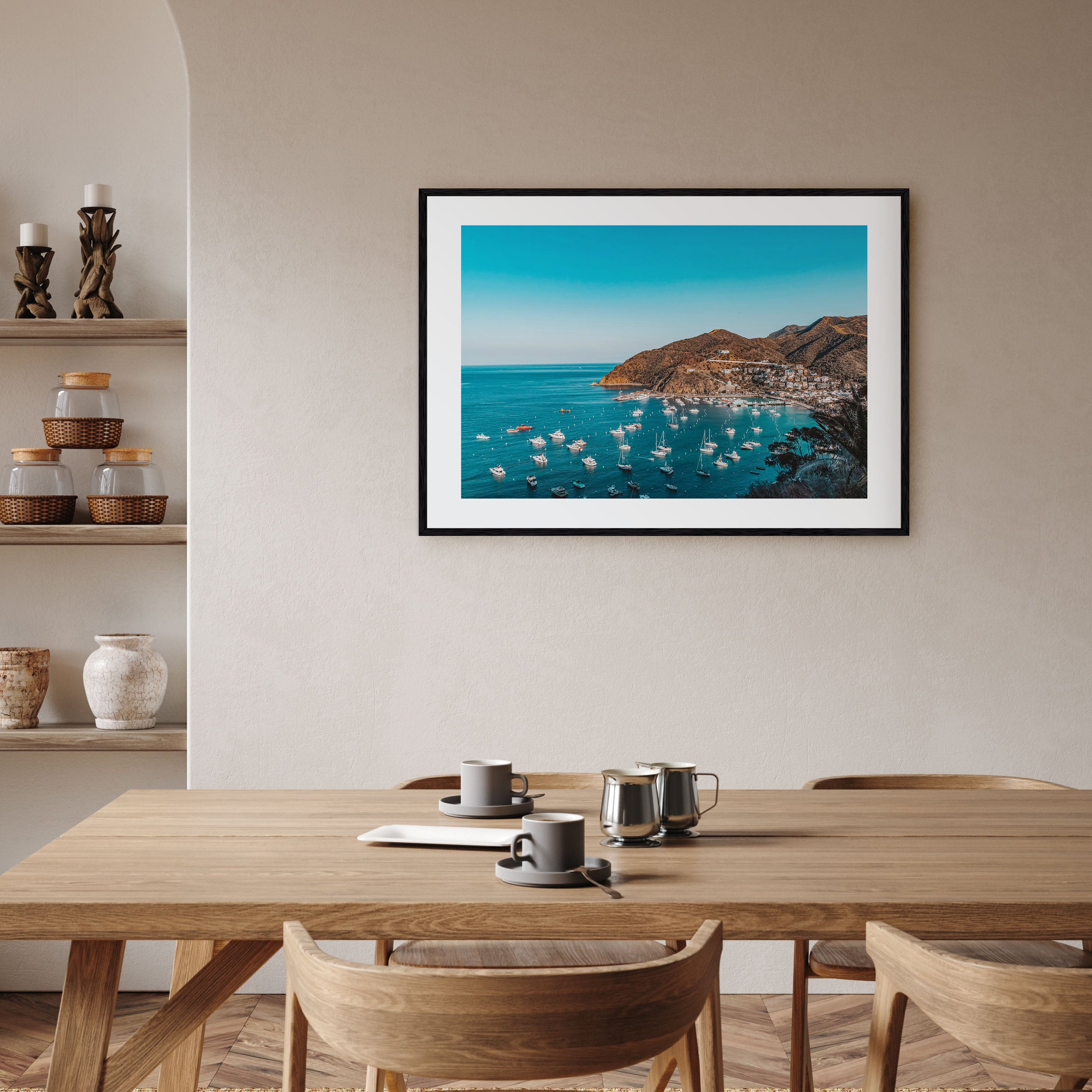 Santa Catalina Island Landscape Color Poster