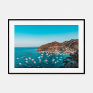 Santa Catalina Island Landscape Color Poster