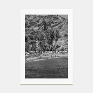 Santa Catalina Island Photo B&W Poster
