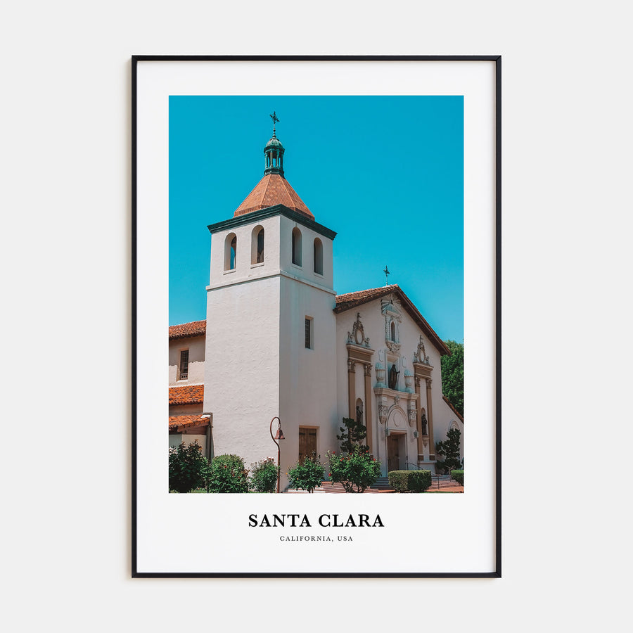 Santa Clara Portrait Color Poster