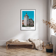 Santa Clara Portrait Color Poster