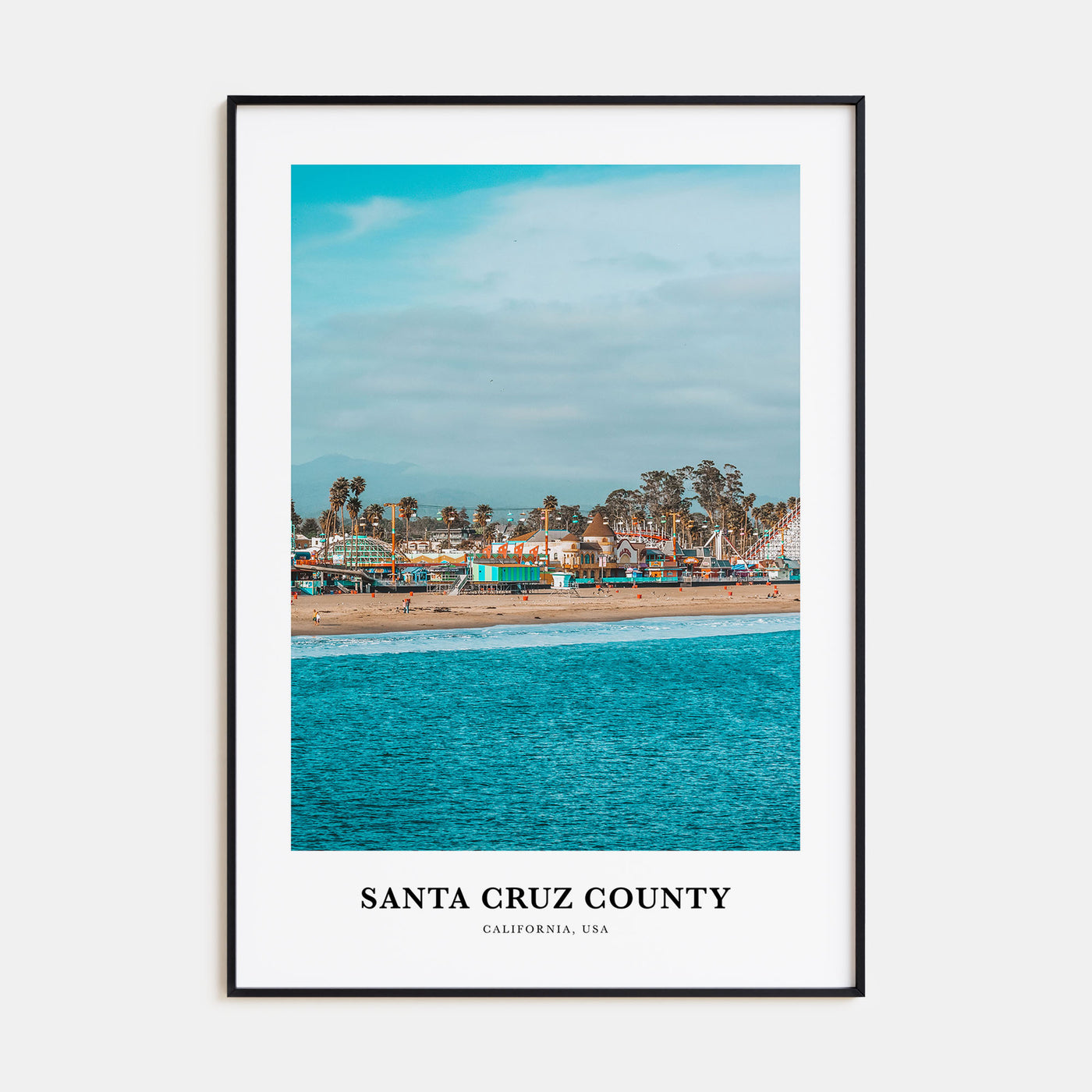 Santa Cruz County Portrait Color Poster