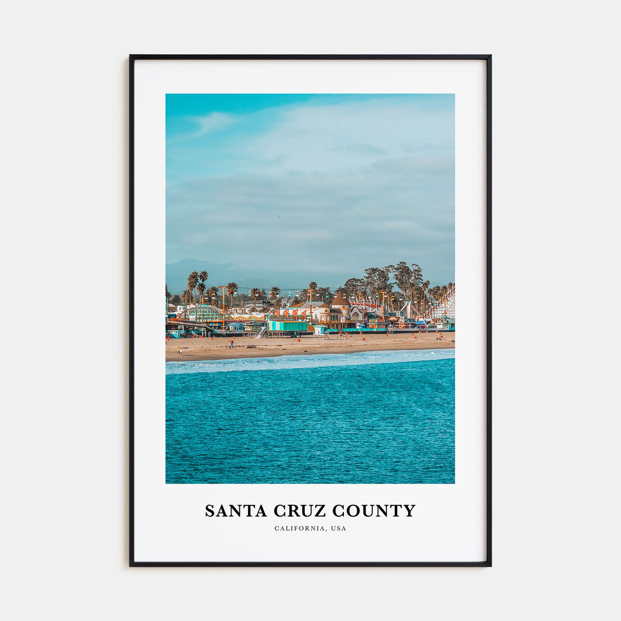 Santa Cruz County Portrait Color Poster