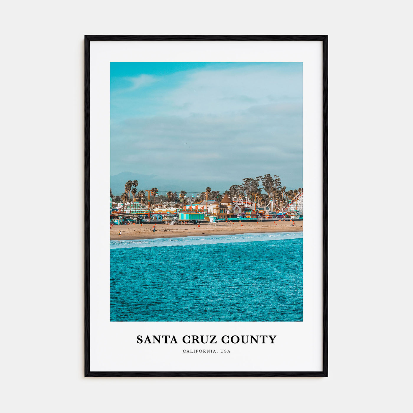 Santa Cruz County Portrait Color Poster