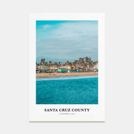 Santa Cruz County Portrait Color Poster