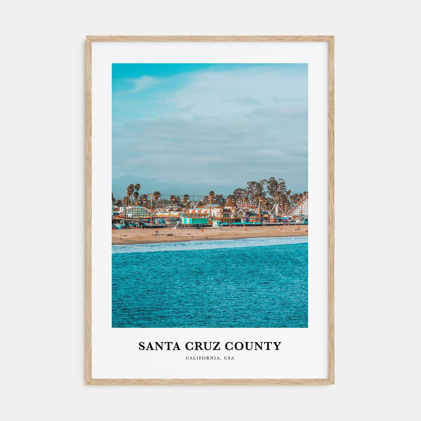 Santa Cruz County Portrait Color Poster