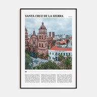 Santa Cruz de la Sierra Travel Color Poster