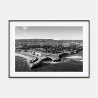 Santa Cruz Landscape B&W Poster