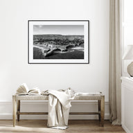 Santa Cruz Landscape B&W Poster
