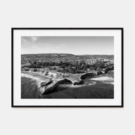 Santa Cruz Landscape B&W Poster
