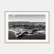 Santa Cruz Landscape B&W Poster