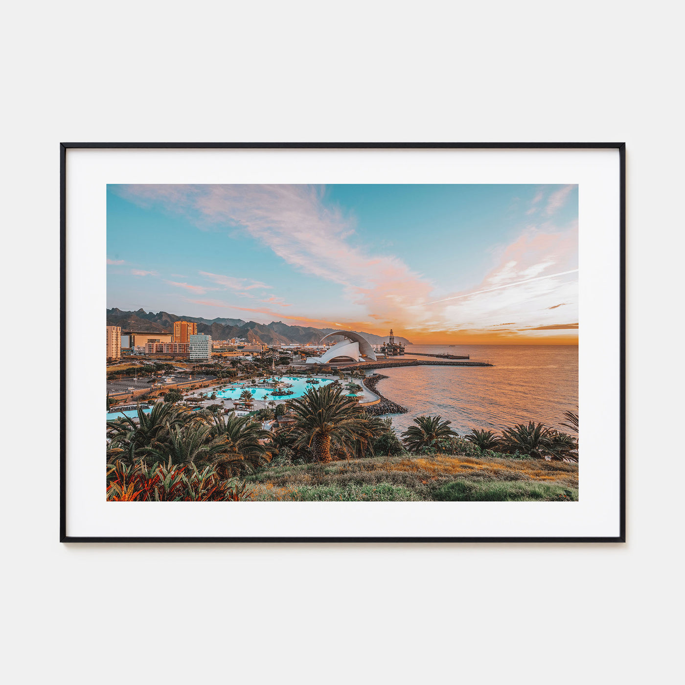 Santa Cruz Landscape Color Poster