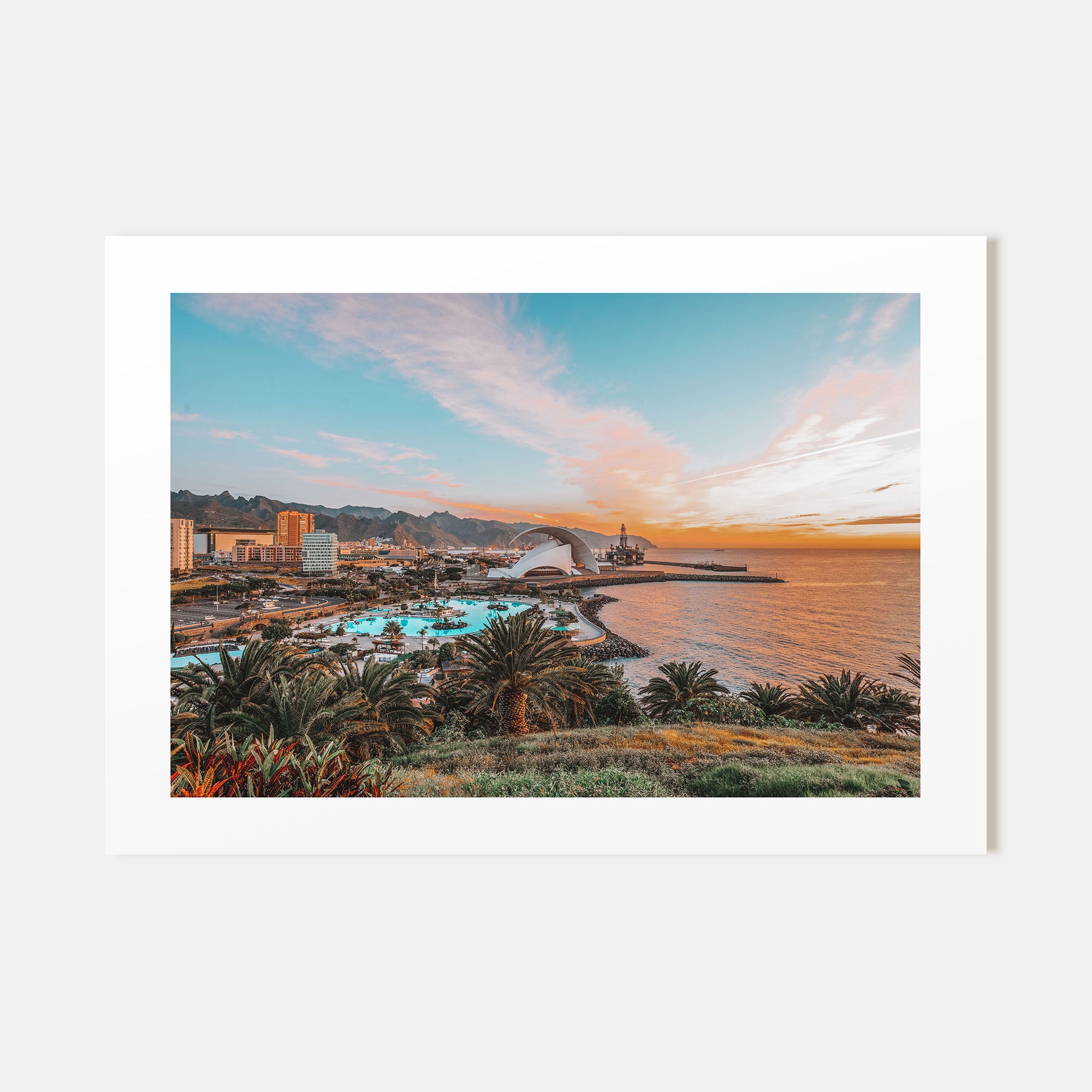 Santa Cruz Landscape Color Poster