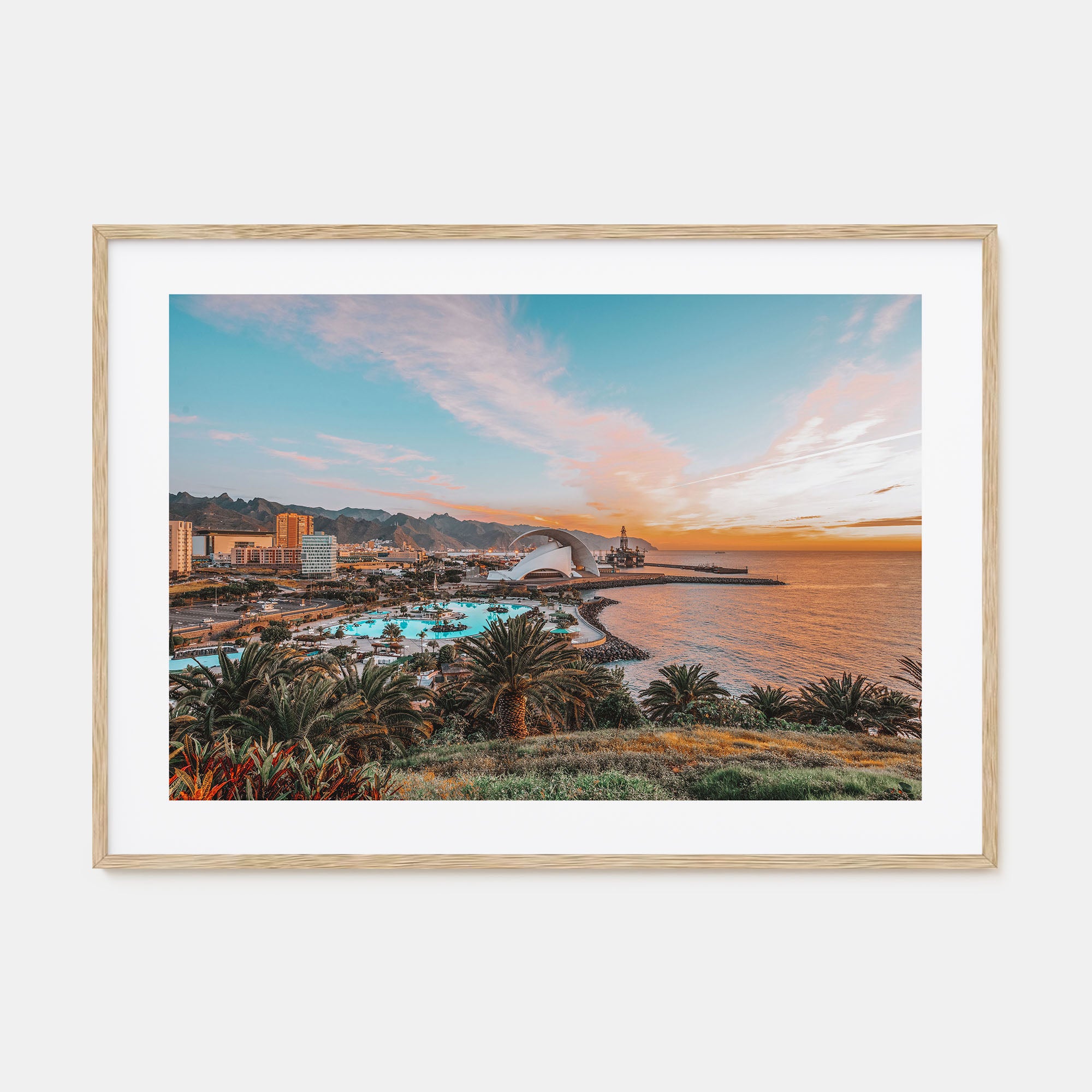 Santa Cruz Landscape Color Poster