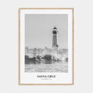 Santa Cruz Portrait B&W No 1 Poster