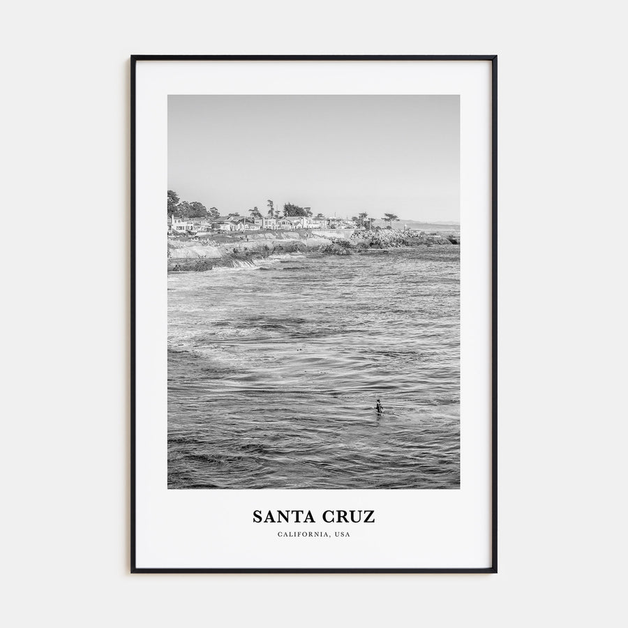 Santa Cruz Portrait B&W No 2 Poster