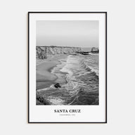 Santa Cruz Portrait B&W No 3 Poster