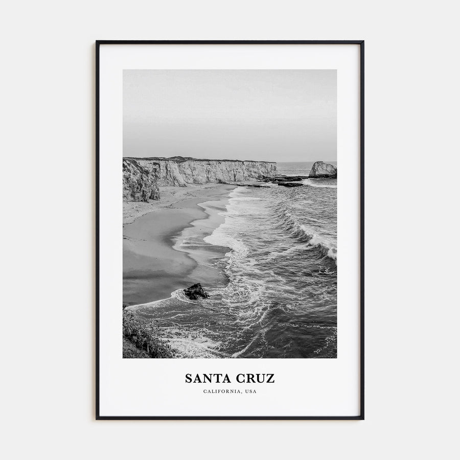 Santa Cruz Portrait B&W No 3 Poster