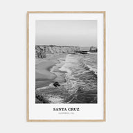 Santa Cruz Portrait B&W No 3 Poster