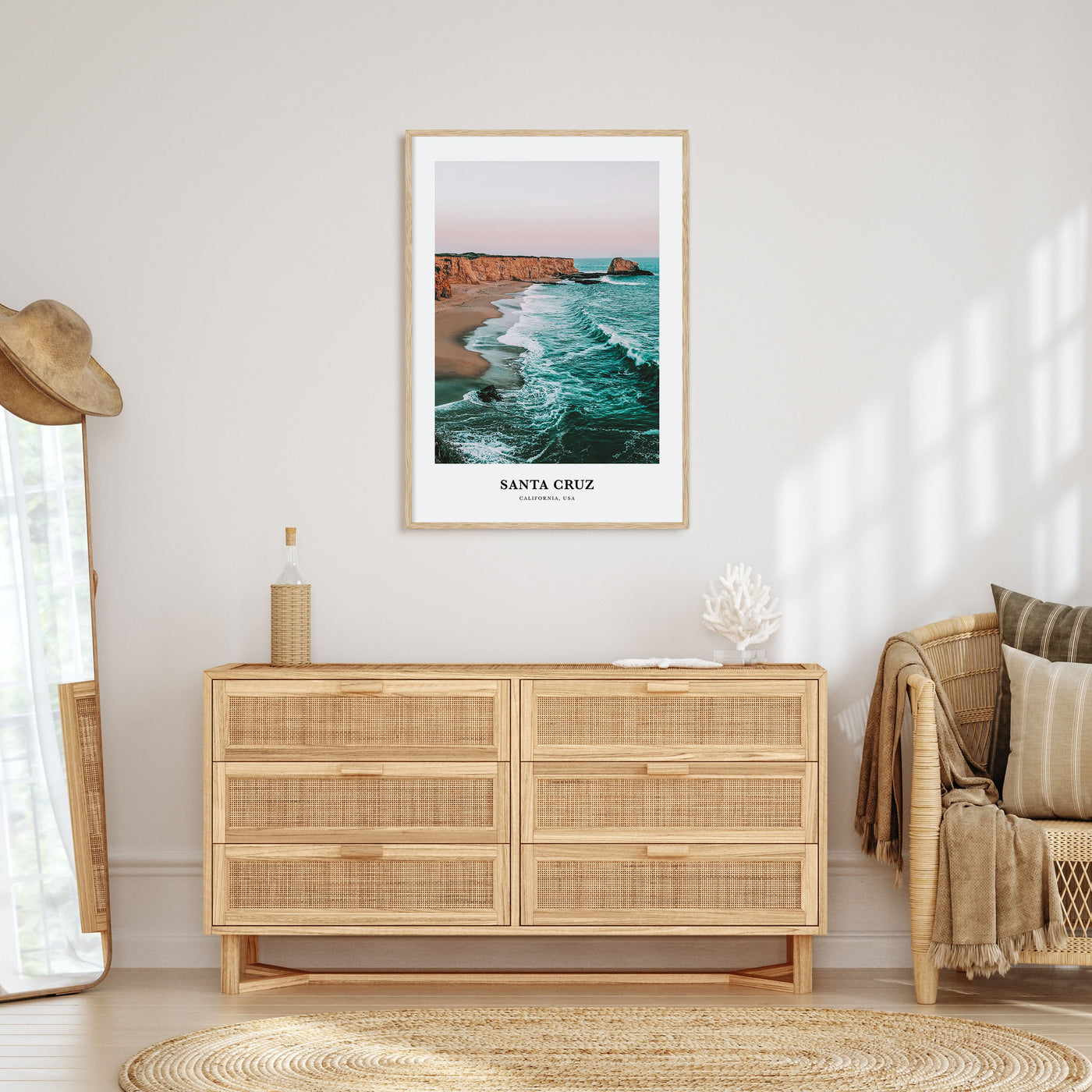 Santa Cruz Portrait Color No 1 Poster