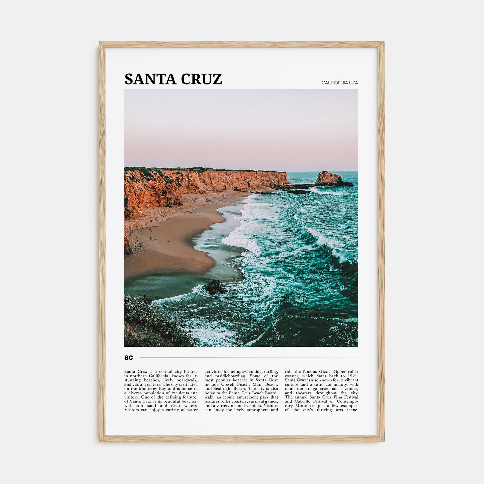 Santa Cruz Travel Color No 1 Poster