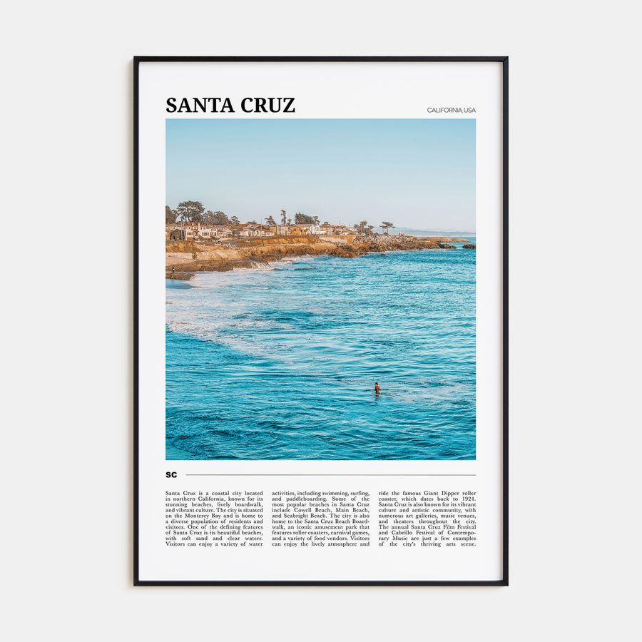 Santa Cruz Travel Color No 3 Poster