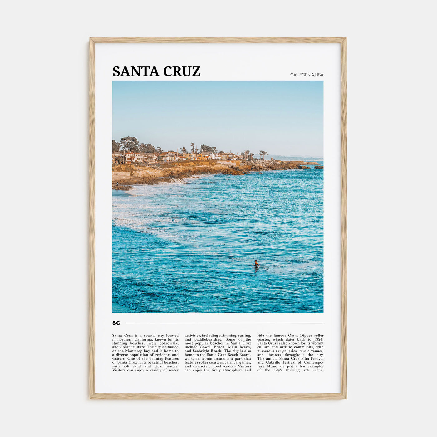 Santa Cruz Travel Color No 3 Poster