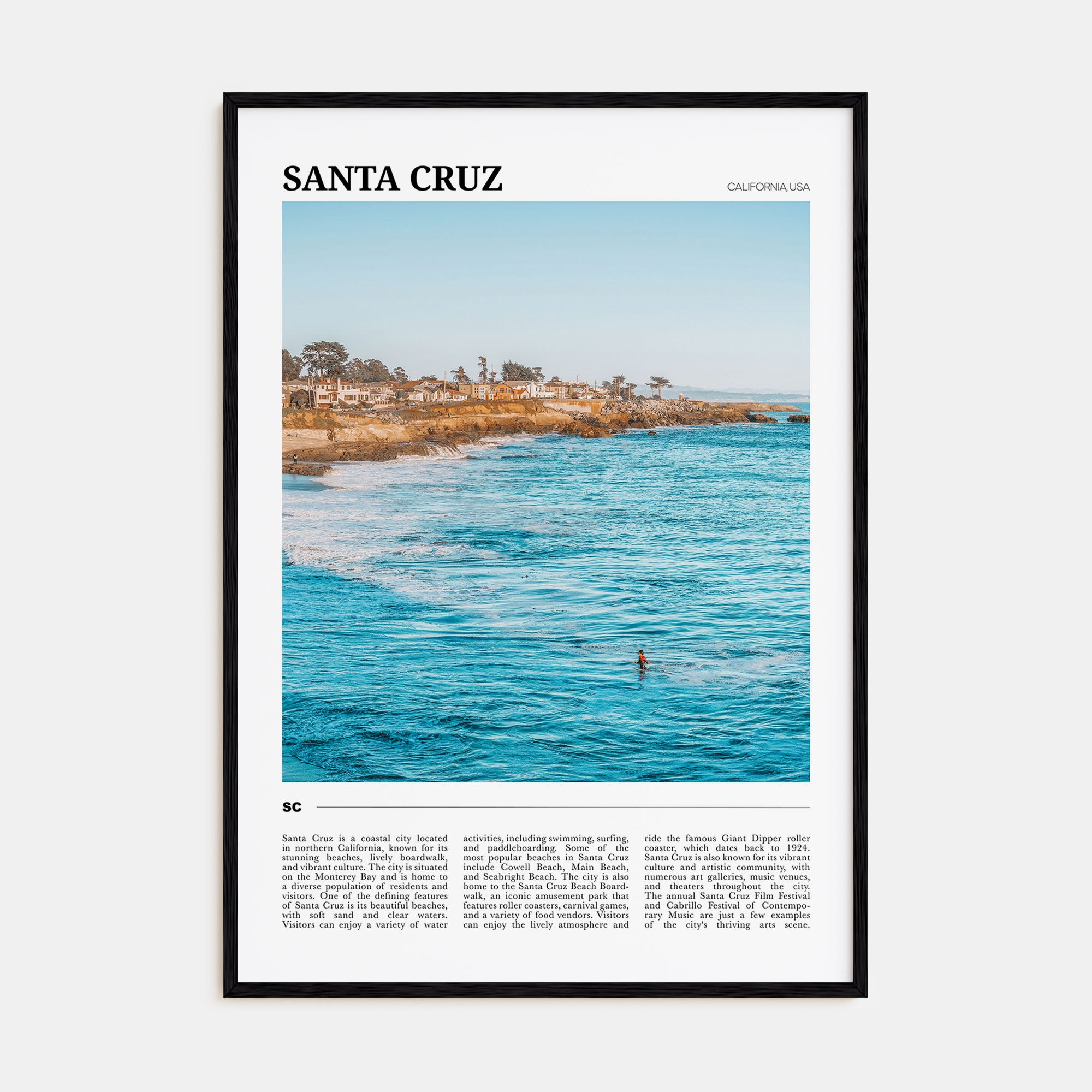 Santa Cruz Travel Color No 3 Poster