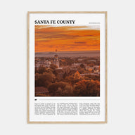 Santa Fe County Travel Color Poster