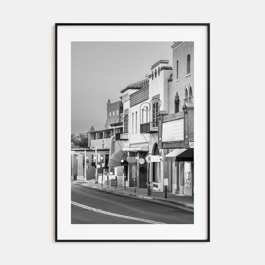 Santa Fe Photo B&W Poster